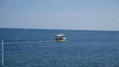 boat on the sea