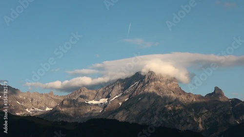 Mountain And Clouds