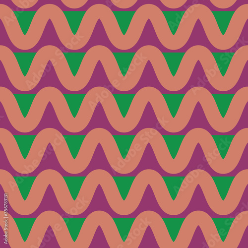 Vector seamless zig zag chevron pattern in bold colors. Perfect for scrapbooking, wallpaper and fabric.
