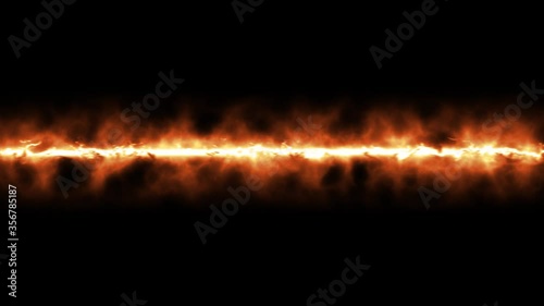 炎の導火線　燃える