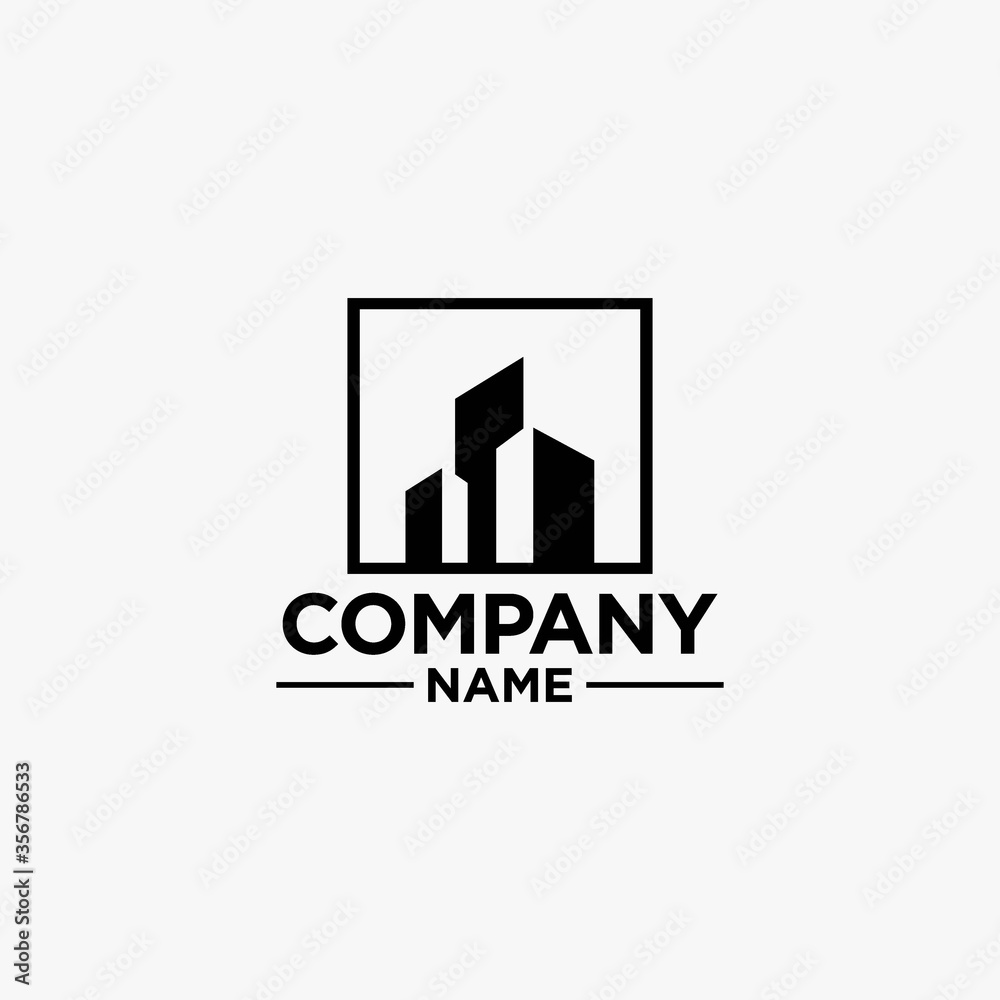 Real estate logo design. House and building logo design. Real estate logo design. House and building logo design.