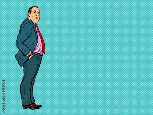 Adult male businessman boss
