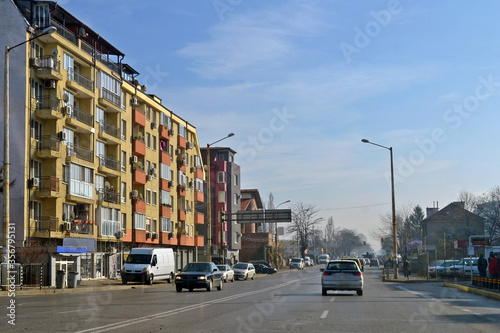 Entering Sofia city the capital of Bulgaria.