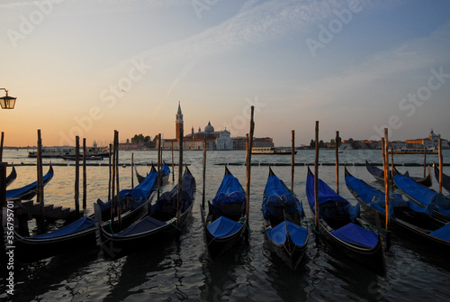 Gondolas, Venice, Italy © Dario Ricardo