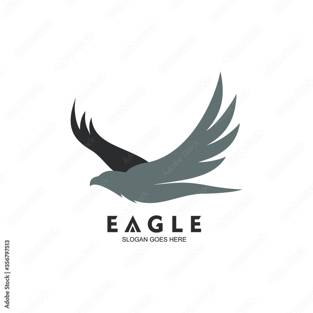 Eagle logo design in vector Eagle logo design in vector