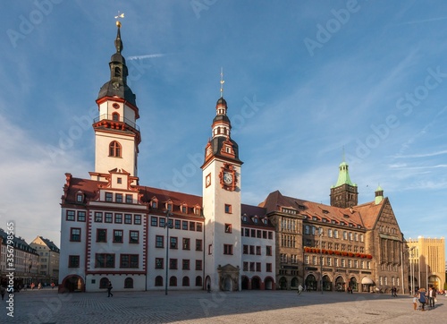 Main Market Place and Chemnitz City Hall