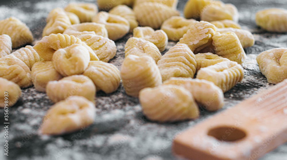 homemade potato gnocchis