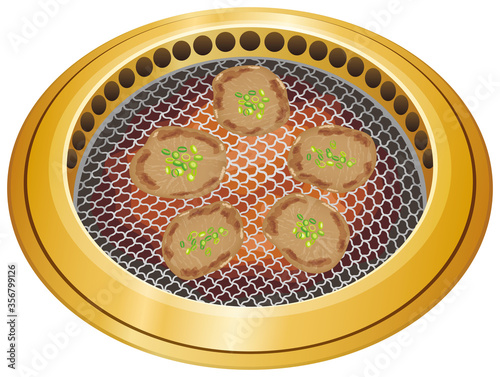 牛タンと無煙ロースター