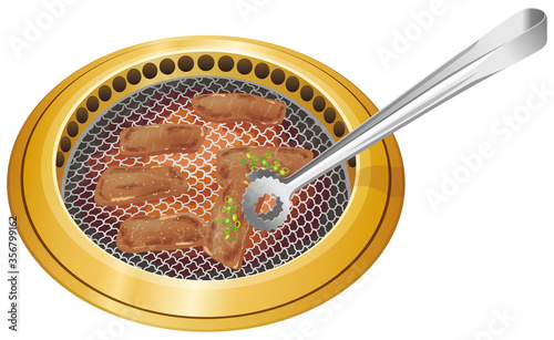 焼肉と無煙ロースター