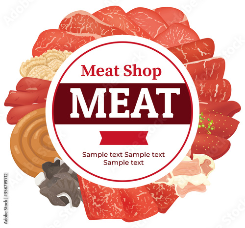 肉の部位　肉屋ＰＯＰ