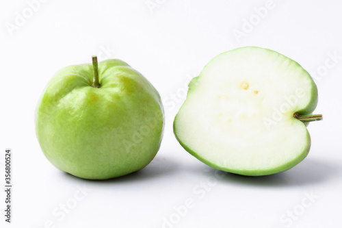 fresh Guava fruit on white background