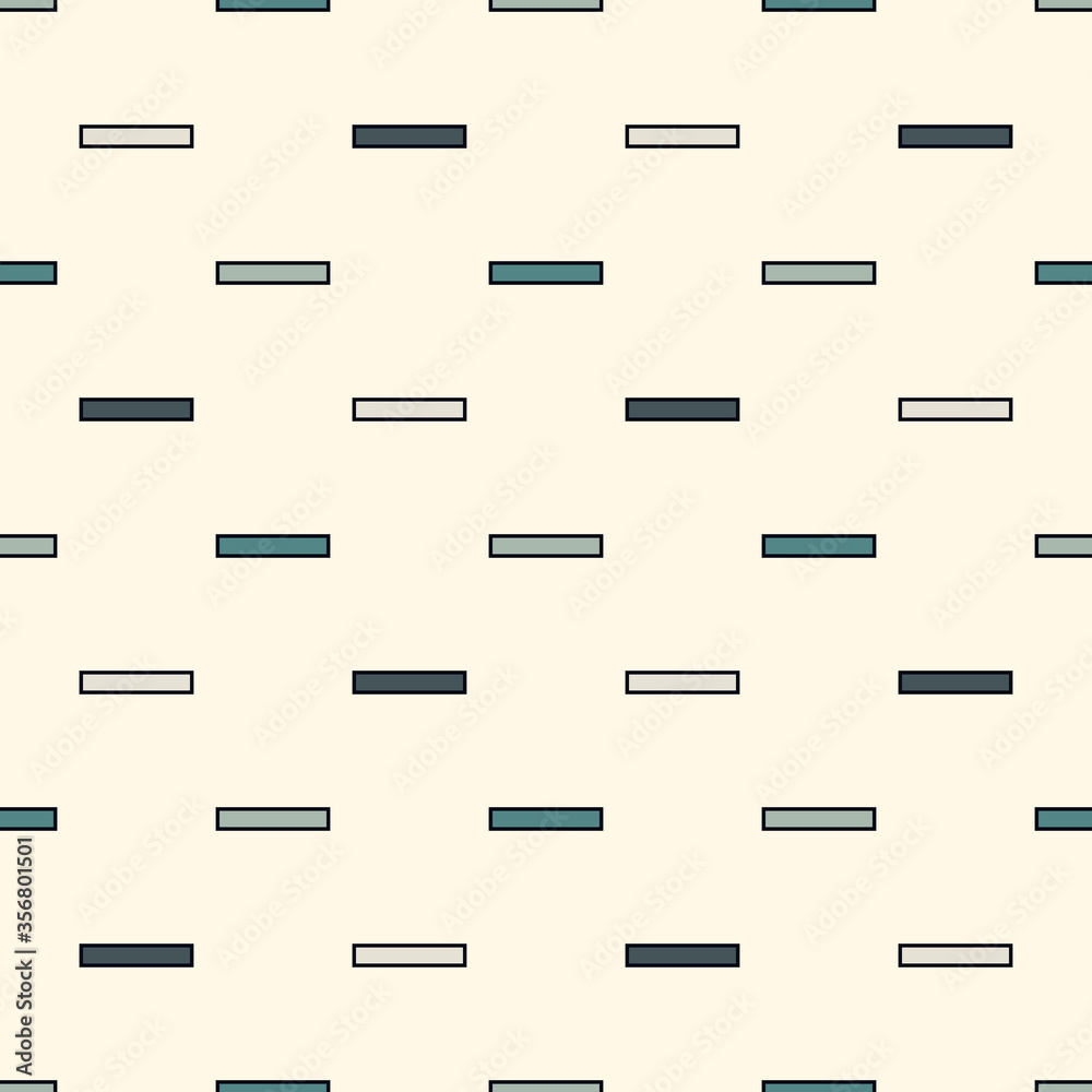 Contemporary geometric pattern. Repeated rectangles motif. Simple minimalist ornament. Modern abstract background. Seamless surface design. Geo wallpaper. Digital paper, textile print. Vector art Contemporary geometric pattern. Repeated rectangles motif. Simple minimalist ornament. Modern abstract background. Seamless surface design. Geo wallpaper. Digital paper, textile print. Vector art