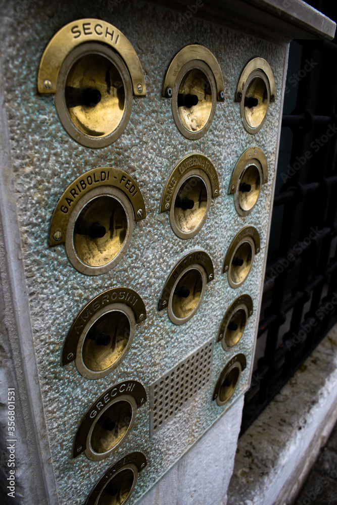 Old fashioned doorbells