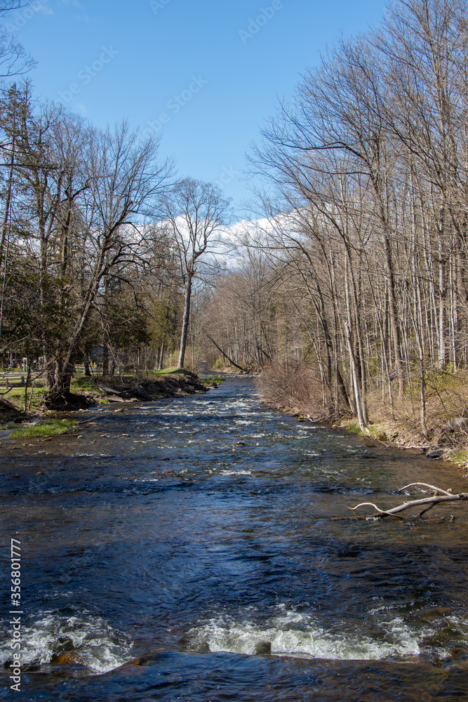 Syndemham River in Harrison Park in Owen Sound Syndemham River in Harrison Park in Owen Sound