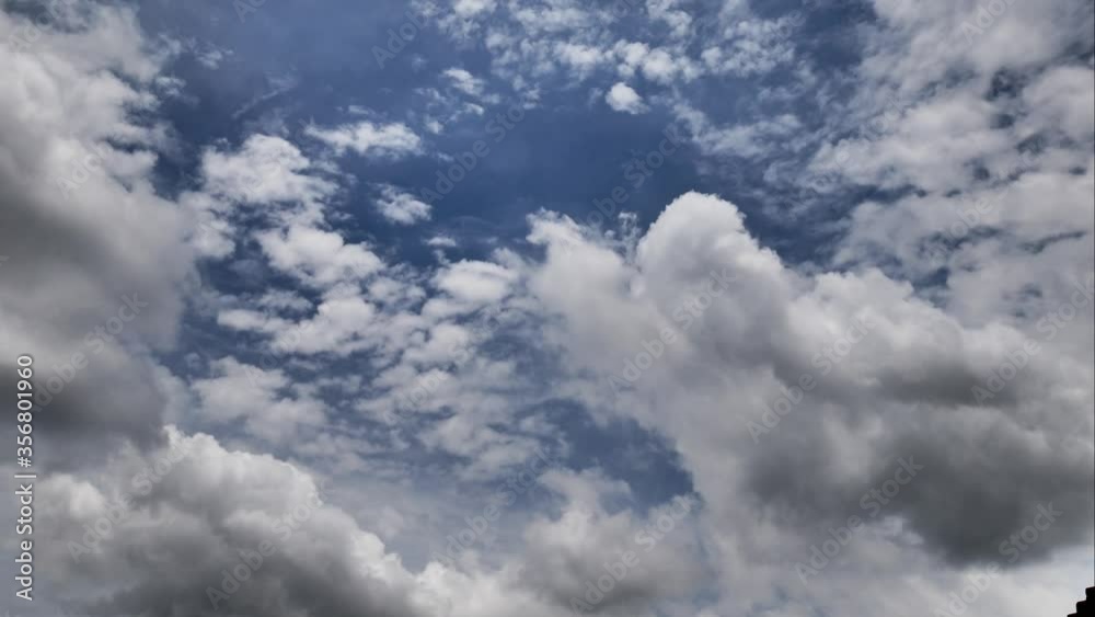 Cloud moving in time lapse seen. Cloud moving in time lapse seen.