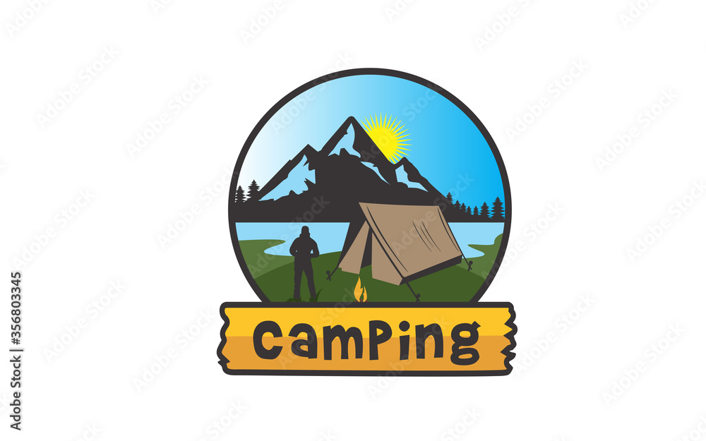 Creative of logo for camping and adventure logo Creative of logo for camping and adventure logo