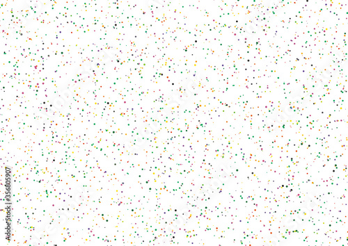 色とりどりのランダムなドット