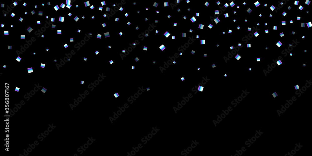 Rainbow, iridescent rectangle, shiny confetti. Rainbow, iridescent rectangle, shiny confetti.