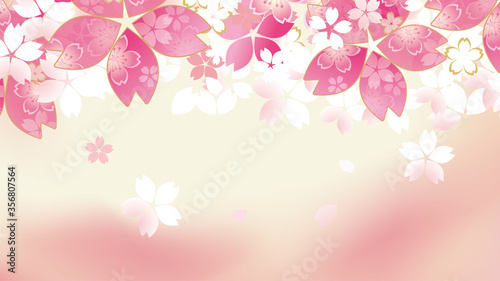 和風の桜イラスト