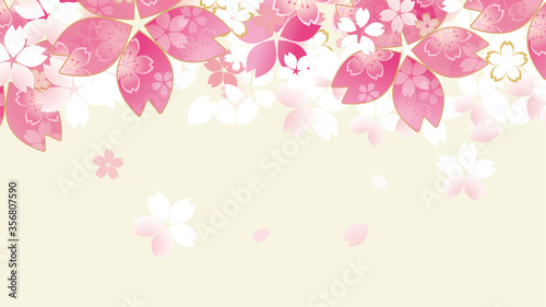 和風の桜イラスト