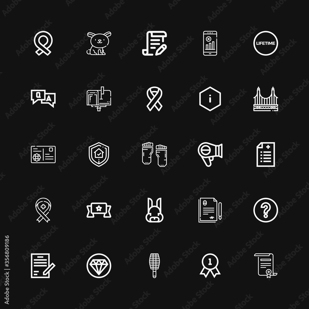 Editable 25 stamp icons for web and mobile Editable 25 stamp icons for web and mobile