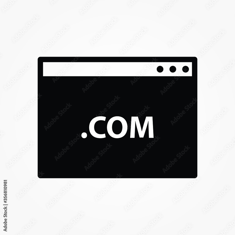 browser . com vector glyph flat icon design browser . com vector glyph flat icon design