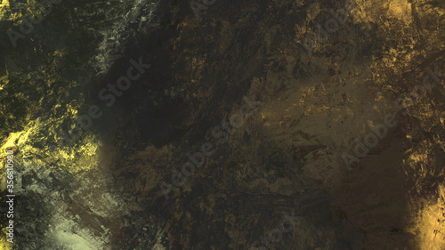 Abstract digital painting of geologic mountain illustration background