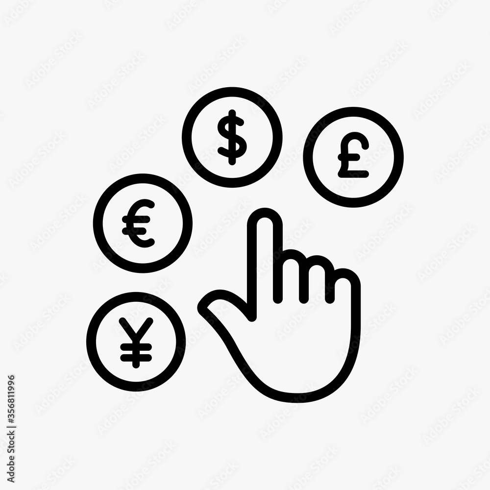 Pay per click icon Pay per click icon
