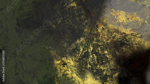 Abstract digital painting, textured background