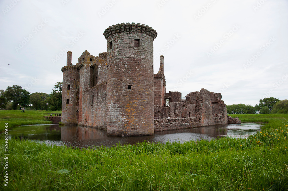 Caerlaverock Castle in Scotland