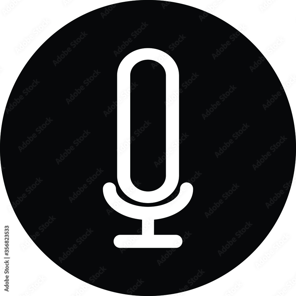 microphone icon vector illustration microphone icon vector illustration