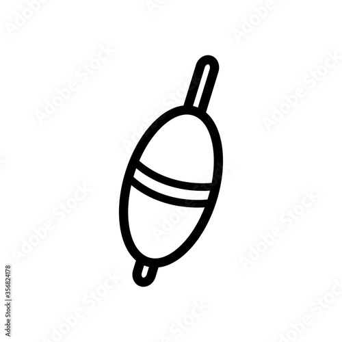 fishing float icon in trendy flat design 