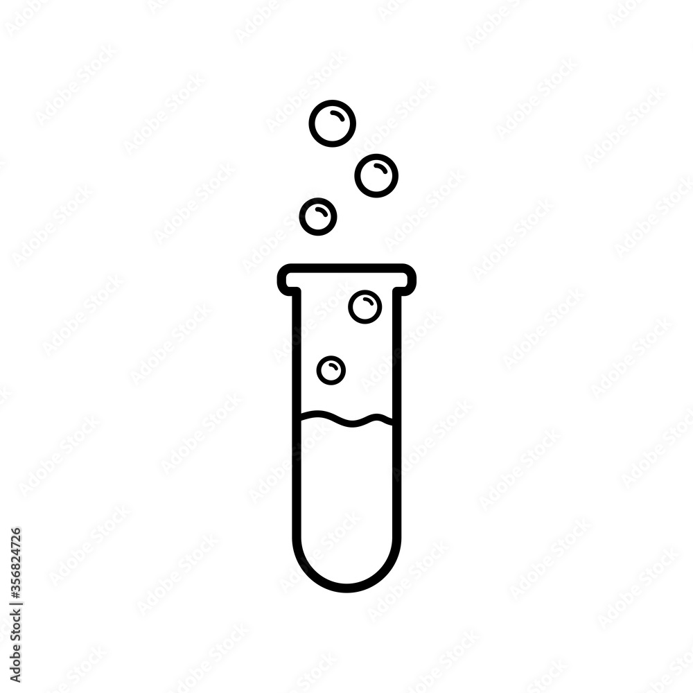 flask icon in trendy flat style flask icon in trendy flat style