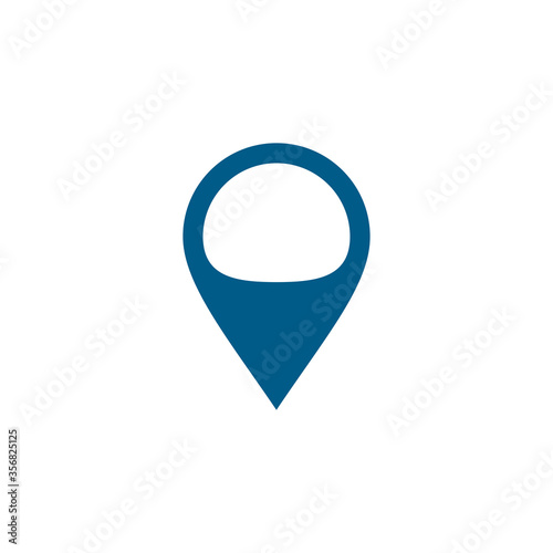 Locator Blue Icon On White Background. Blue Flat Style Vector Illustration Free Download Locator Blue Icon On White Background. Blue Flat Style Vector Illustration - GFXLoad