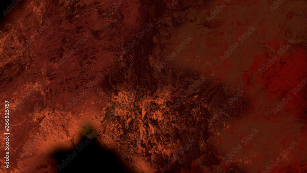 Abstract digital painting of geologic mountain illustration background Abstract digital painting of geologic mountain illustration background