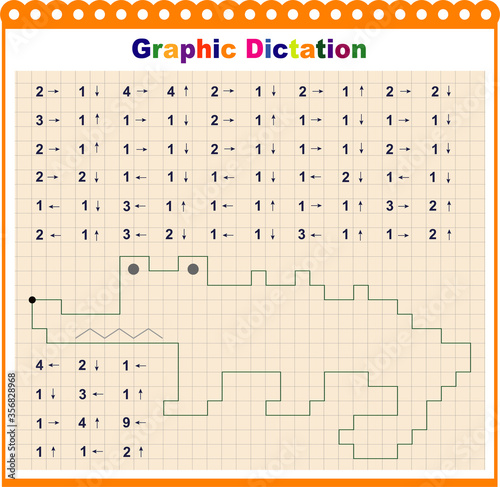 graphic dictation for children 