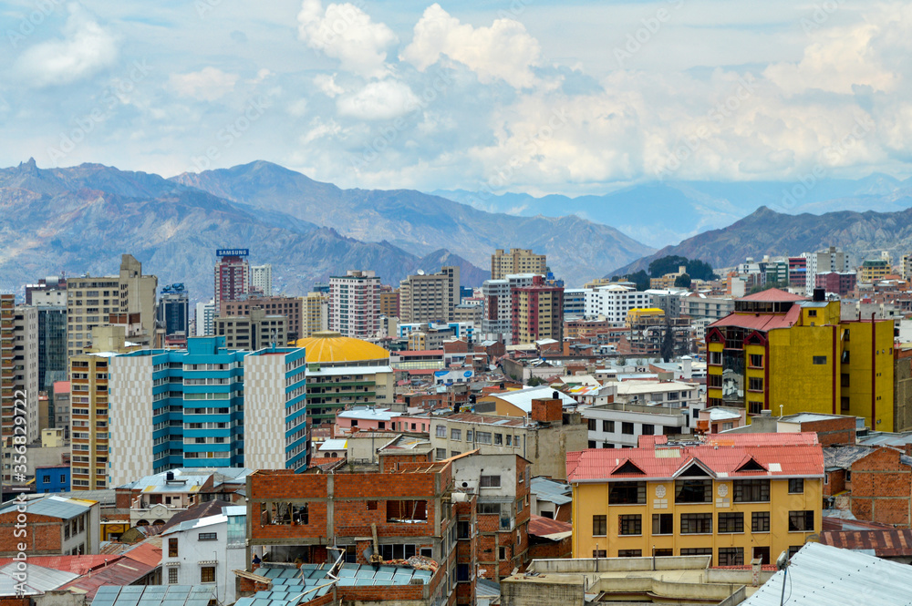 La Paz, Bolivia cityscape