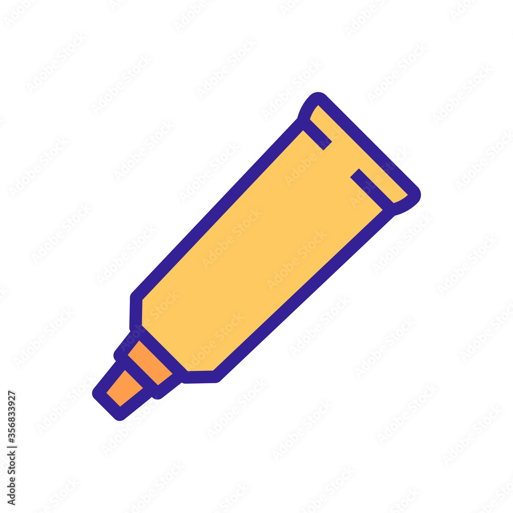 makeup remover gel tube icon vector. makeup remover gel tube sign. isolated color symbol illustration makeup remover gel tube icon vector. makeup remover gel tube sign. isolated color symbol illustration
