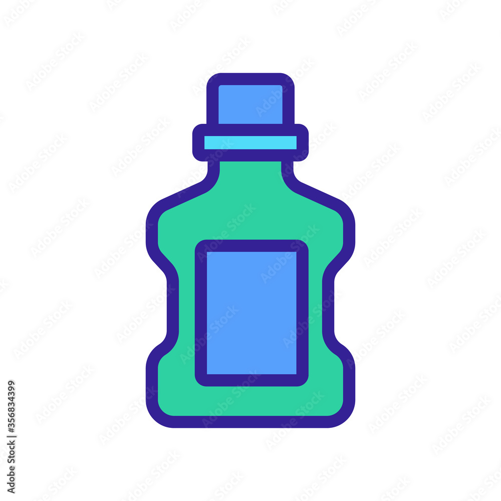 makeup remover liquid container icon vector. makeup remover liquid container sign. isolated color symbol illustration makeup remover liquid container icon vector. makeup remover liquid container sign. isolated color symbol illustration