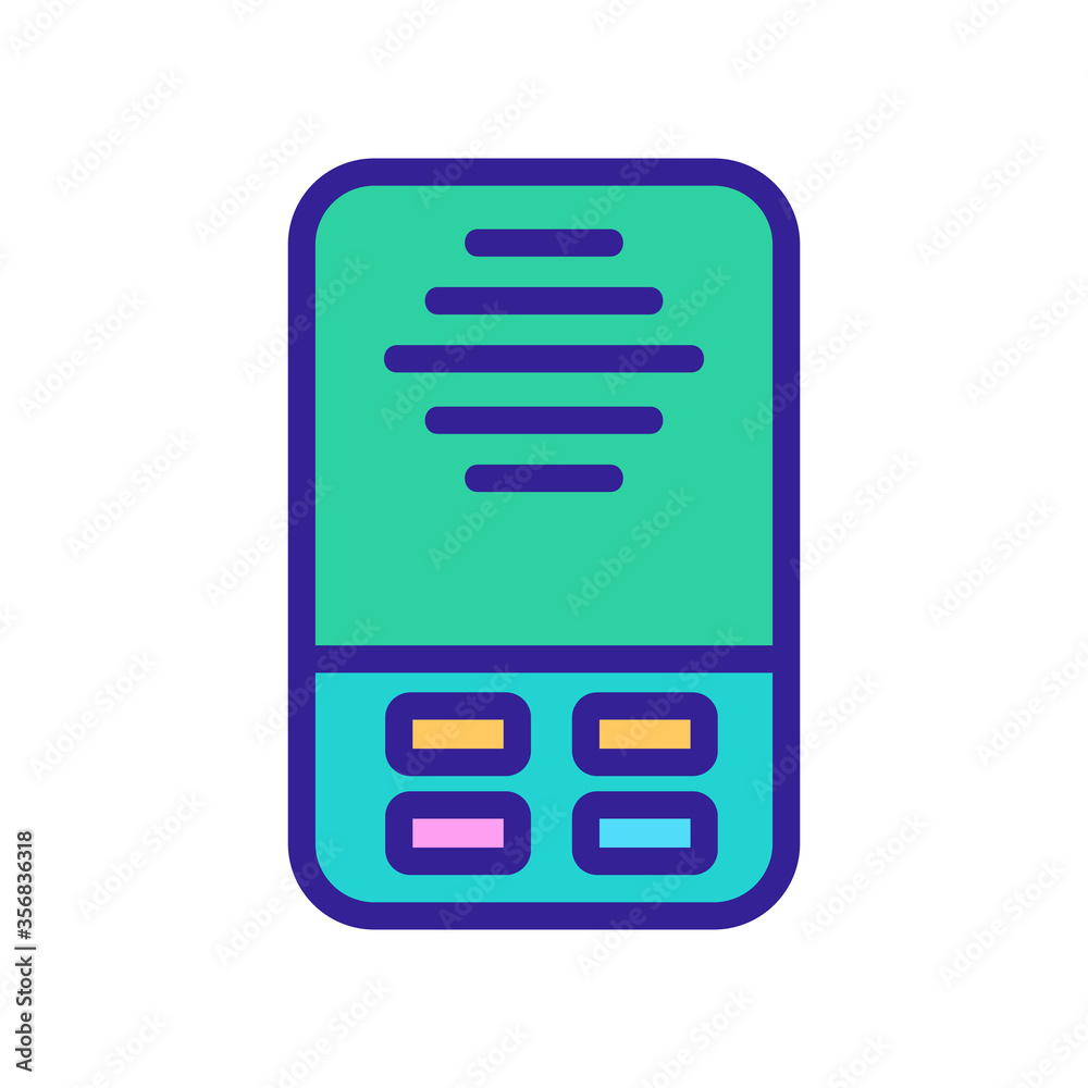 intercom security device icon vector. intercom security device sign. isolated color symbol illustration intercom security device icon vector. intercom security device sign. isolated color symbol illustration