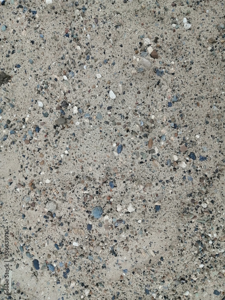 Sand and small stones, background image Sand and small stones, background image