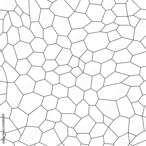 Modern stylish grid texture for filling. Repeating geometric hexagons lattice pattern. Seamless poly background for textile, cover and web design. Vector 