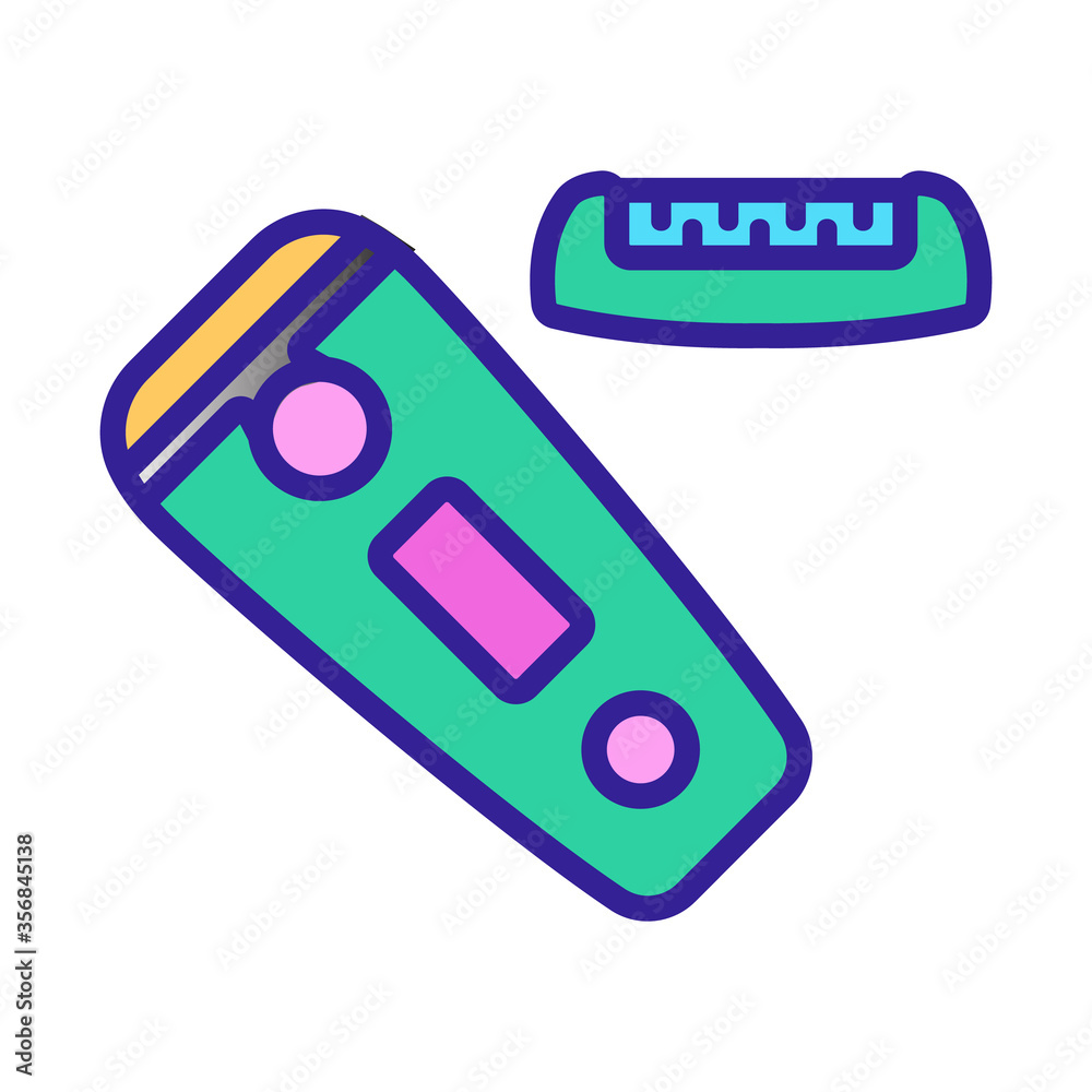 depilation electronic equipment icon vector. depilation electronic equipment sign. isolated color symbol illustration depilation electronic equipment icon vector. depilation electronic equipment sign. isolated color symbol illustration