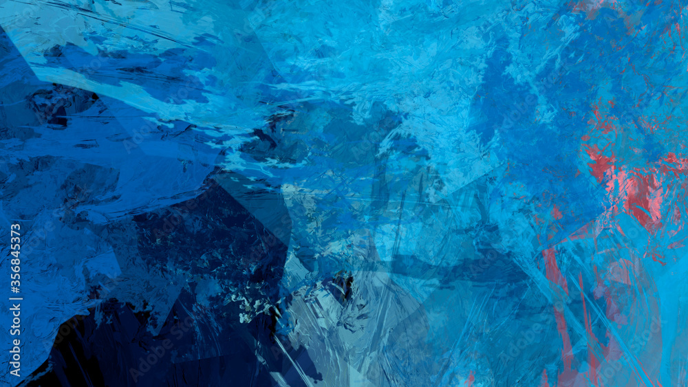 Naklejka premium Abstract digital, textured landscape background
