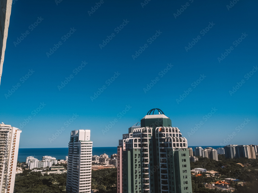 Naklejka premium los angeles skyline