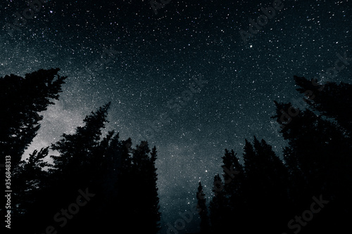 Starry Night Sky over Colorado