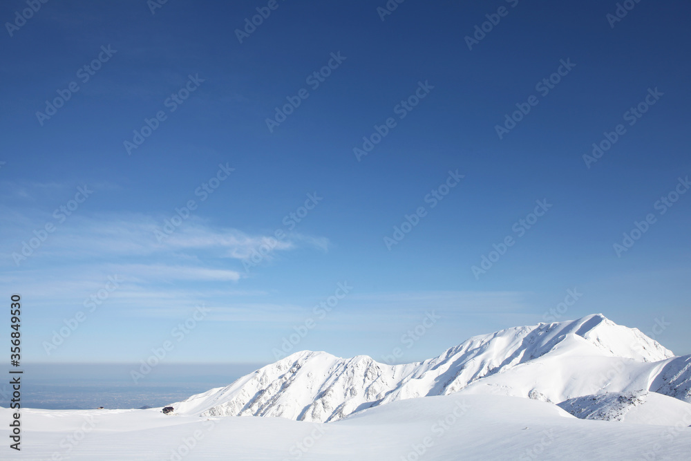 立山の雪景色（大日連山）