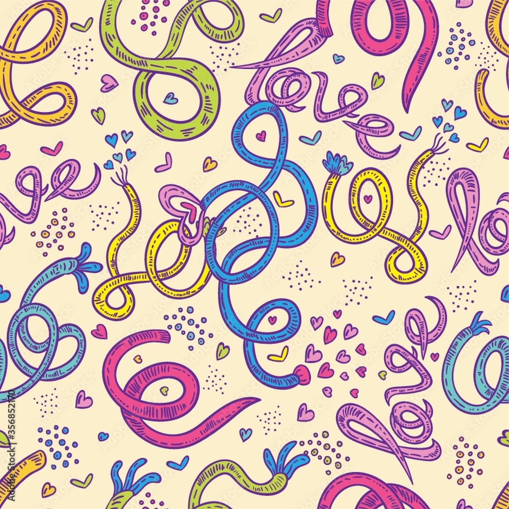 Naklejka premium love background