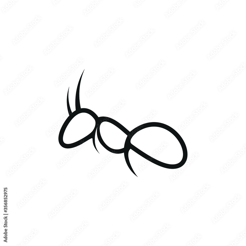 Ant Logo template vector illustration design Ant Logo template vector illustration design
