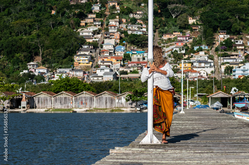 PRAIA COSTEIRA PIRAJUBAE FLORIANOPOLIS SANTACATARINA BRASIL photo